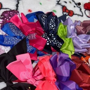 Colorful Kids Hair Bow Set